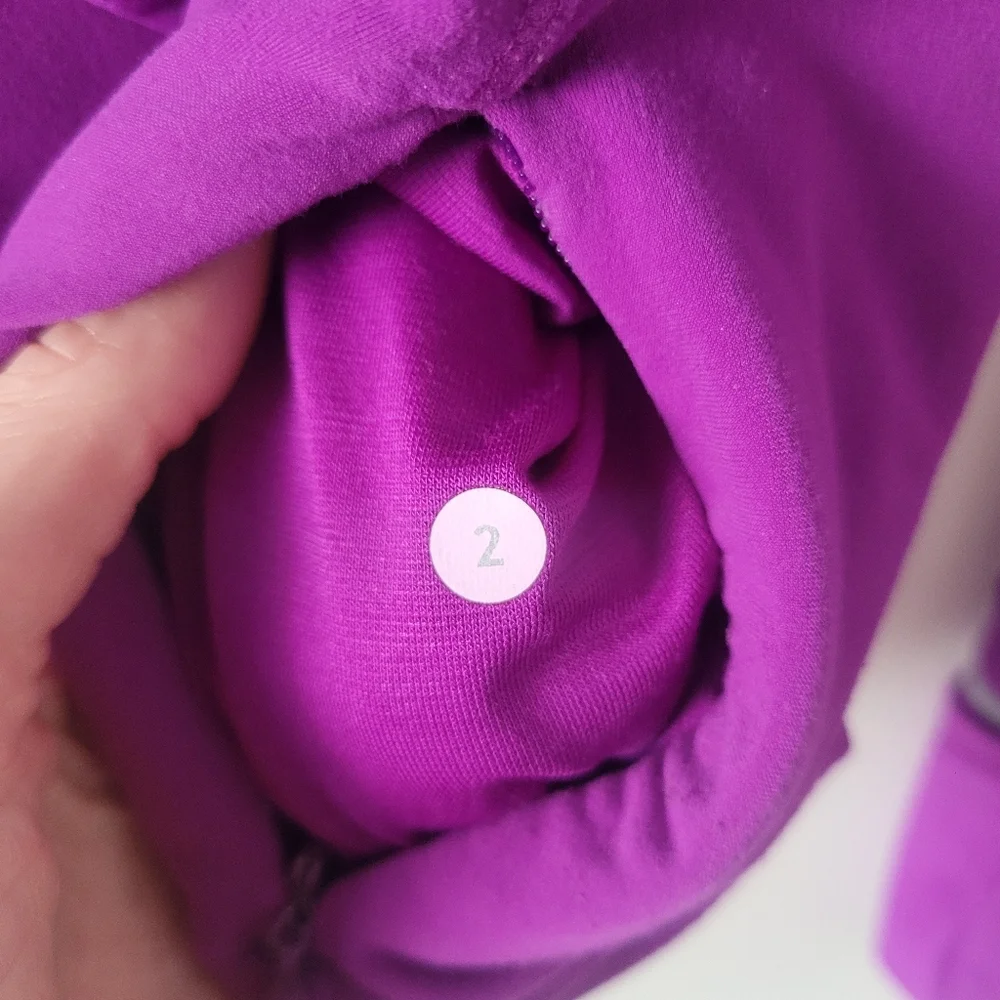 Lululemon Face The Frost 1/2 Zip 2 Tender Violet Tech Fleece Quarter Zip Sweater